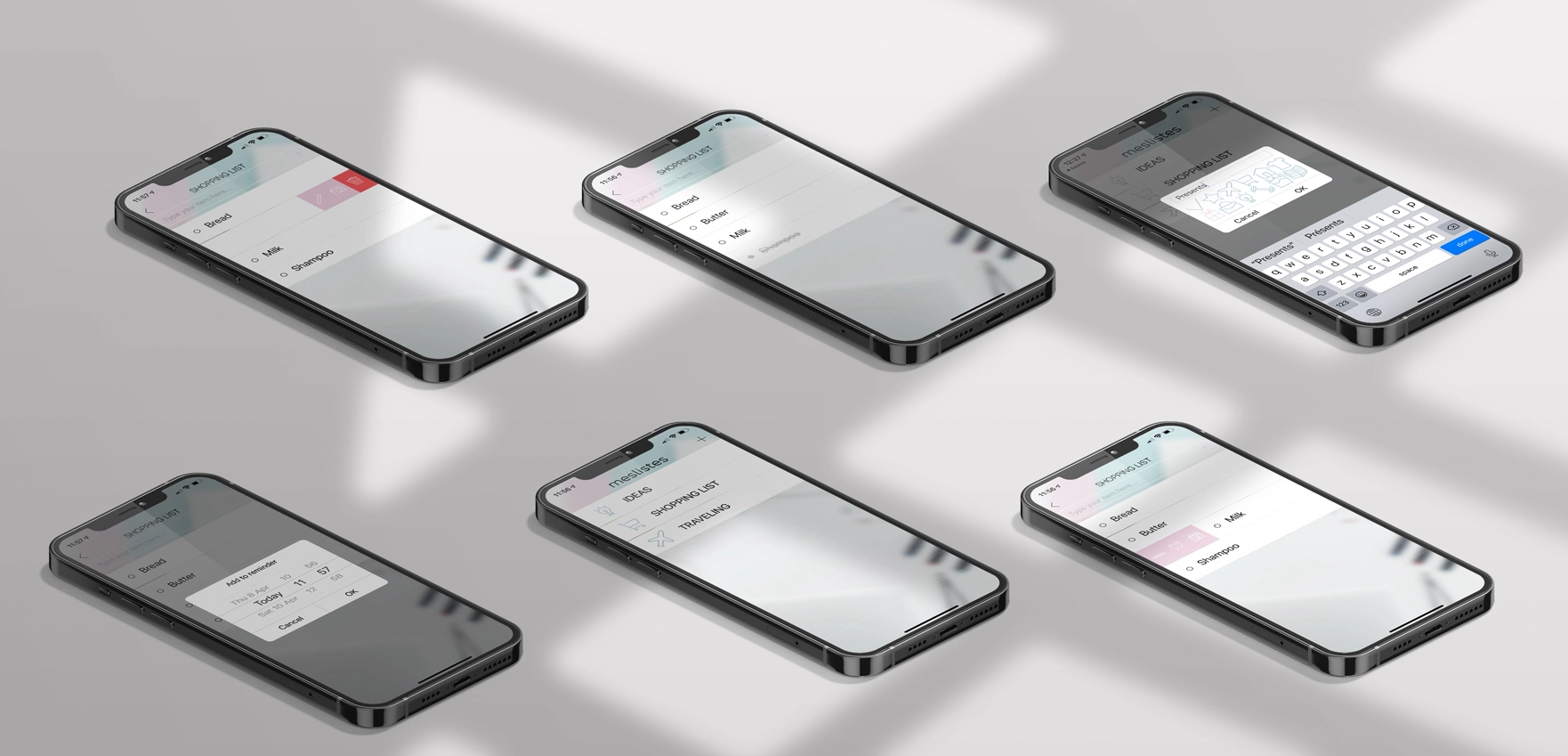 Présentation de l’application Meslistes